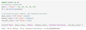 Descriptive Statistics a basic Operations with Pandas