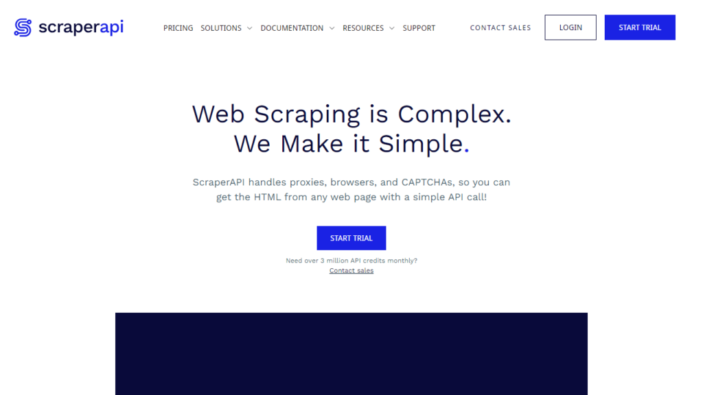 ScraperAPI – Cost-efficient API for Scraping Unprotected Websites